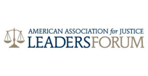 American Association for Justice Leaders Form - Awards